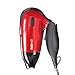 Red Hot Benross Compact 1200W Travel Hair Dryer with Folding Handle