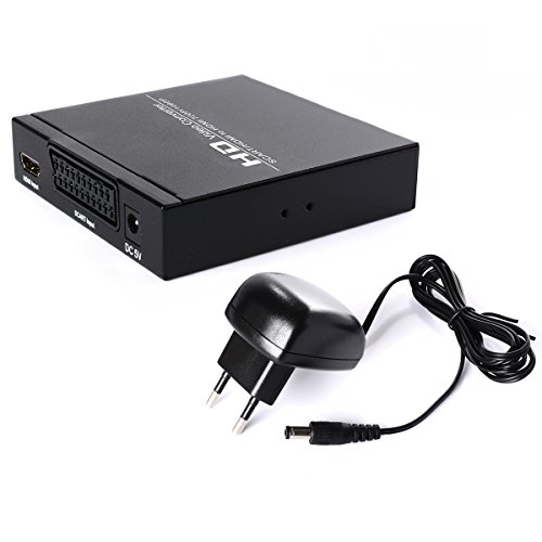 1x SCART / HDMIzu HDMI Video Converter Box 1080P Scaler 3,5 mm Coaxial Audio AH035 - 2