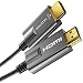 Produktbild deleyCON 30m Optisches Glasfaser HDMI 2.0b Kabel - UHD 2160p 4K@60Hz 4:4:4 HDR HDCP 2.2 ARC CEC Ethernet 18Gbps 3D Full HD 1080p Dolby