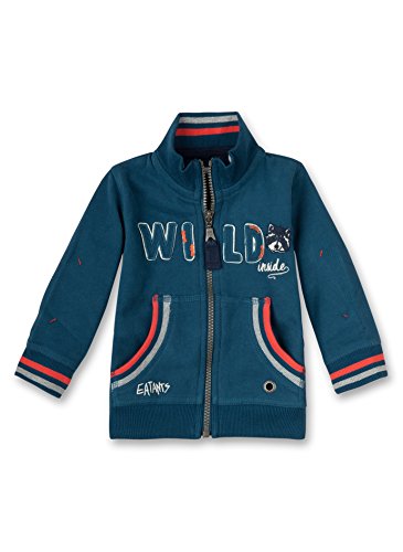 Sanetta Baby-Boys 123737 Sweatshirt, Blue (Eclipse 50102), 6-9 Months (Manufacturer size: 74)