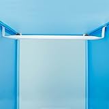 VENKON – Kinderzimmer Steckschrank DYI Steckregal System Regalschrank: 6-Module-Set, blau - 8