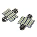 Produktbild SODIAL(R) 2 KFZ Lampe Soffitte Innen 31mm 16 SMD LED Wei Sofitte