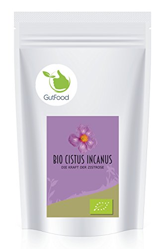 Goldener Zweig – naturreines BIO Cistus Incanus geschnitten – 1kg - Zistrose Zistrosenkraut