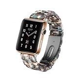 Kompatibel Apple Watch Band 38 / 42Mm, Ersatz Iwatch Strap Harz Edelstahl, Männer Frauen Sport Armband Armband Iwatch Serie 3, Serie 2, Serie 1, Nike +, Edition,38Mm