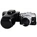 Produktbild First2savvv XJPT-XT10-01 schwarz Ganzkörper-präzise Passform PU-Leder Kameratasche Fall Tasche Cover für Fuji Fujifilm X-T10 XT10 X-T20 XT20 16-50mm 18-55mm Lens
