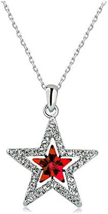 Celebrity Jewelry Swarovski Elements Crystal Star Shaped Twilight Necklace for Her for Women Gift