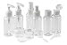 EasyLifeCare 11-Piece Travel Kit Storage Bottles - Lightweight BPA Free Non-Toxic Pump & Spray Pastic Bottle Containers & Jars - Ideal For Cosmetic, Bath & Shower Products: Cologne, Shampoo, Conditioner, Sunblock Lotion - Includes Transparent Cosmetic Zip RS.2539.00