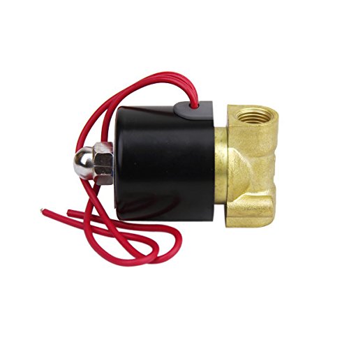 UEETEK 1/4 Zoll AC 220V Elektro Magnetventil für Luft-Wasser - 2