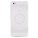 Produktbild MUTOUREN Huawei P8 Lite Handyhülle Schutzhülle Hülle Case Transparent Durchsichtig TPU Kristall Clear Case Backcover Anti-Fingerprint Bumper Slimcase-Mandala Weiß