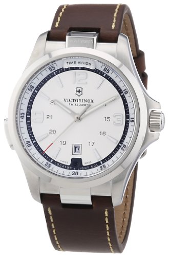 Victorinox Swiss Army Herren-Armbanduhr XL Active Night Vision Analog Quarz Leder 241570 Victorinox Swiss Army Herren-Armbanduhr XL Active Night Vision Analog Quarz Leder 241570