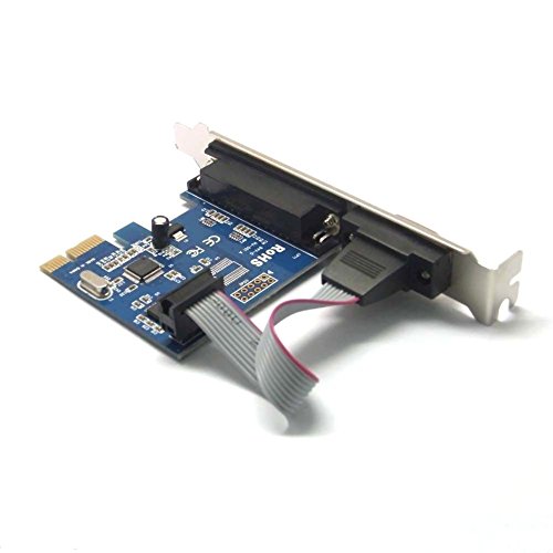 SIENOC Sienoc PCI-E PCI Express DB25 paralelo LPT1 DB9 RS232 adaptador de tarjeta de puerto serie