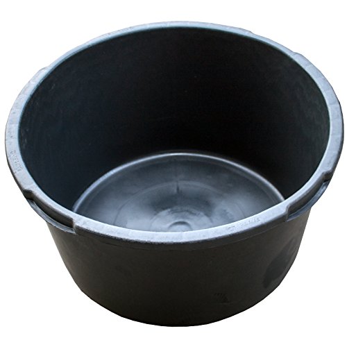 Set: PE Becken / Rundbecken + GFK Abdeckung D=66cm, H=35cm, 90L für Wasserspiele u. Brunnen von INTERGARDEN - 4