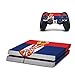Produktbild Playstation 4 Konsole + 2 Controller Design Schutzfolie Skin Faceplates Schutz Folie Motiv Serbien ( Herstellung in Deutschland )