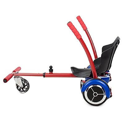 Tango Hoverkart Self Balancing GO Kart Siège pour Gyropode Auto-équilibrage daptable sur Hoverboard 6.5 "et 10", Rouge