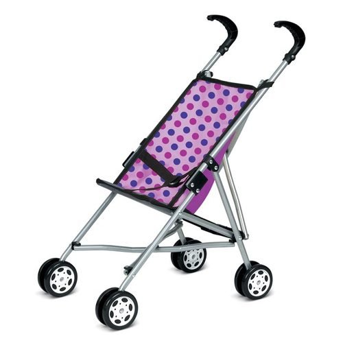 Pink Doll Buggy, Childrens Toy Pushchair pram, Kids Toy, Dolly Push Chair