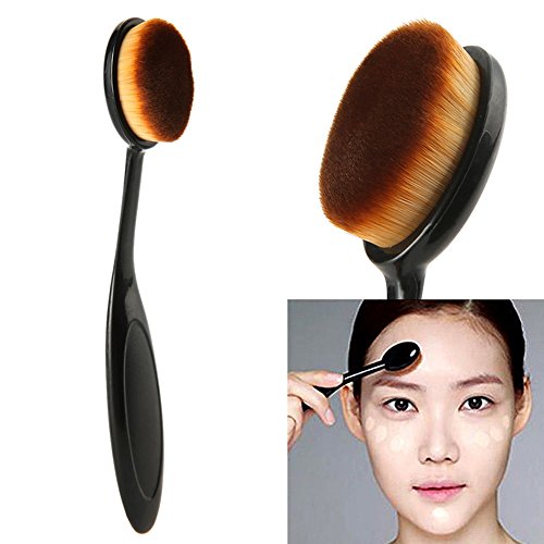 Demarkt Kosmetik Make-up Gesicht Seitig Powder Rouge-zahnbürste Pinsel Grundierung Werkzeug Bürste - 4