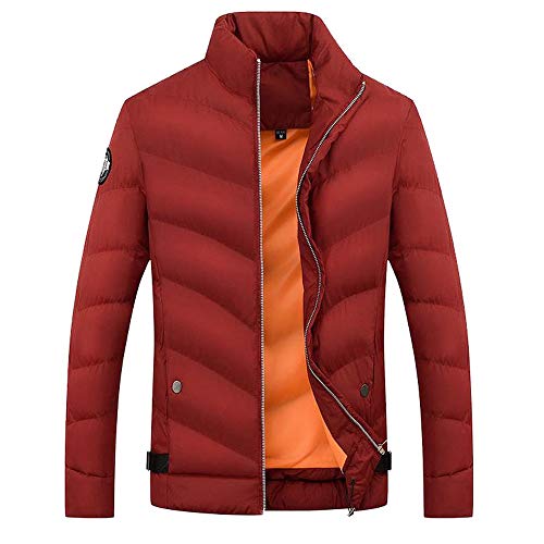 Preisvergleich Produktbild Herren Casual Warm Stehkragen Schlank Kapuzenpulli, EUZeo Mens Winter Reißverschluss Mantel Strickjacke Outwear Jacke Top Bluse Sweatjacke Wärmejacke