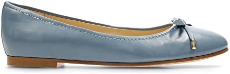 Clarks Grace Lily Leather Shoes In Blue Standard Fit Size 7