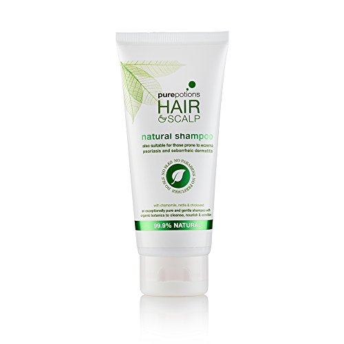 Purepotions Hair & Scalp 99.9% Natural Shampoo for dry, itchy, flaky scalps 200ml