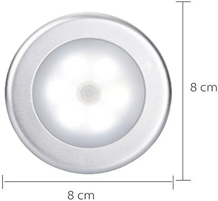 6 LED Light Night Light PIR Wireless Auto Sensor Motion Detector Lamp Kitchen Cabinet Closet Light