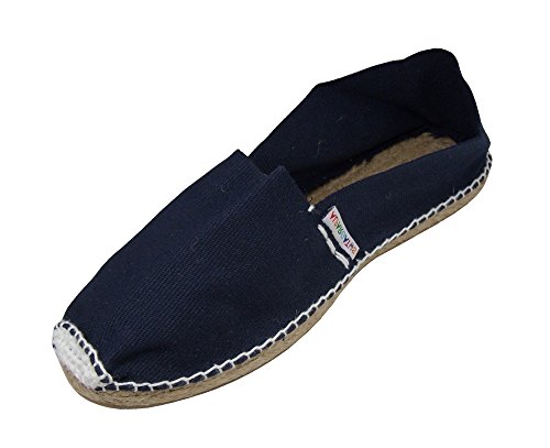 Alpargatus - Espadrilles Classiques Plates pour Homme - Bleu - Bleu Marine, 44 EU