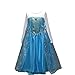 Produktbild Das beste Eiskönigin Prinzessin Kostüm Kinder Glanz Kleid Mädchen Weihnachten Verkleidung Karneval Party Halloween Fest