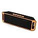 Produktbild Wireless Lautsprecher, NBI Bluetooth 4.0 Lautsprecher mit FM Radio integriertes Mikrofon Dual Lautsprecher Bass Stereo Sound Subwoofer tragbar Bluetooth Lautsprecher (orange)