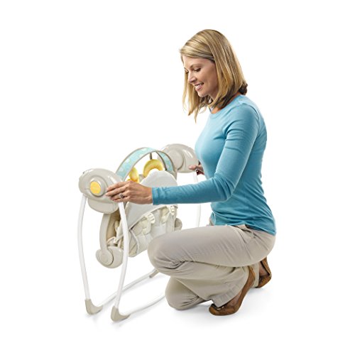 Ingenuity 10241 Soothe and Delight Portable Swing – Quacks & Cuddles - 7