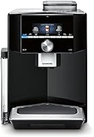 Siemens TI903509DE Kaffeevollautomat EQ.9 s300, 19 bar, Intelligentes Heizsystem, Auto Milk Clean, Super Silent, schwarz / edelstahl
