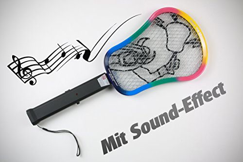 Rock Insekten Schröter mit Sound Elektrische Fliegenklatsche 7904 mit Soft-Touch-Griff und Kordel