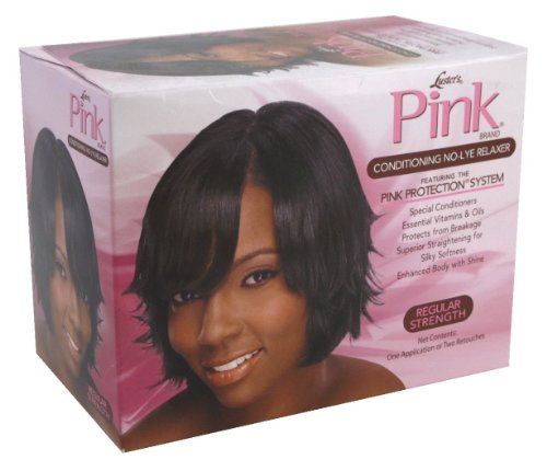 Lusters Conditioning No-lye Relaxer Kit Regular Strength with Pink Protection System