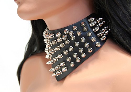 Preisvergleich Produktbild Fetisch Halsband Killernieten Collier / 283