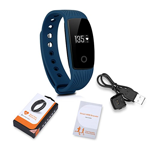 DIGGRO ID107 – Fitness Armband mit Herzfrequenz Sensor (OLED Display, Smart Armband Fitness Tracker mit Pulsmesser Aktivitätstracker Schrittzähler Schlafanalyse Kalorienzähler für ios Android) - 7