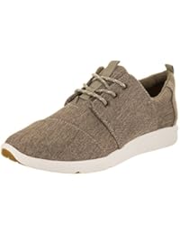 TOMS Mujeres Del Rey Sneaker Desert Taupe Poly Canvas Oxford