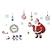 Produktbild iStary 2018 Wundervoll Weihnachtsaufkleber Aufkleber Weihnachten Explosion Fenster Glas Wohnzimmer Wandtattoo Weihnachtsverpackung Adventsaufkleber