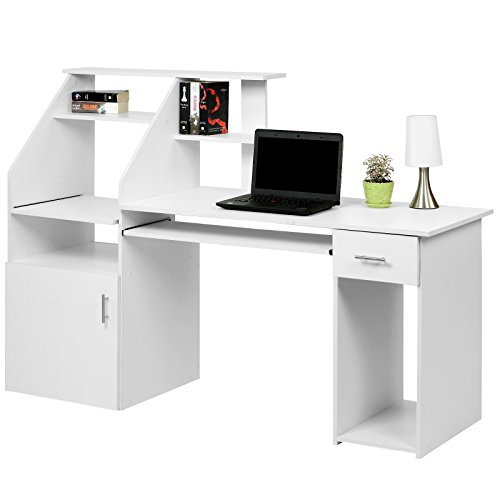 Miadomodo® Computer Desk Workstation Table Home Office Furniture - Image 4