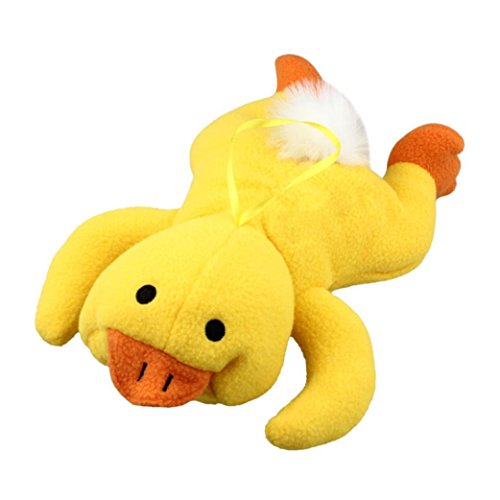 Koly Cartoon Baby Cute Milk Bottle Plush Pouch Soft Toy Covers Warm Holders 500ml (Duck)