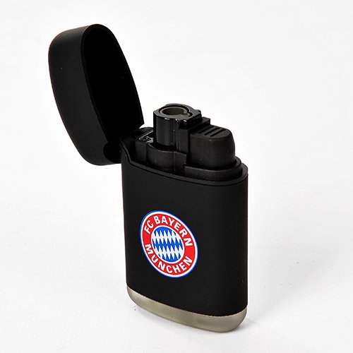 Feuerzeug Rubber Easy Torch FC Bayern München FCB schwarz - 3