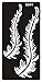 STENCILS TEMPLATES TATTOO FEATHER Designs S201 - single use - suitable for Henna Tattoo Glitter Tattoo and Airbrush Tattoo
