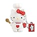 Produktbild Tribe Hello Kitty Kitchen USB Stick 8GB Speicherstick 2.0 High Speed Pendrive Memory Stick Flash Drive, Lustige Geschenke 3D Figur, USB Gadget aus Hart-PVC mit Schlüsselanhänger – Weiss