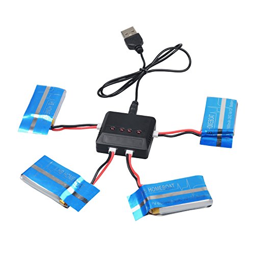 KingSo-4X 3.7V 600mAh de batería para Syma Actualiza X5c X5 quadrocopter