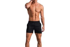GYMAPE Hommes La Musculation Gym des Sports Entraînement Fonctionnement 5" Shorts