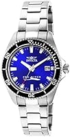 Invicta - 15136 - Pro Diver - Montre Femme - Quartz Analogique - Cadran Bleu - Bracelet Acier Argent