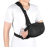 Medical Arm Sling, Breathable Mesh Sling with Waist Strap, for Broken Arm, Wrist, Elbow, Shoulder Injury Pain Relief and Support, Available for Women and Men, Left or Right Arm