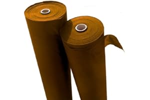 GARDENFLORA 16m² Reißfestes braunes Unkrautvlies 50g/m² Gartenvlies Unkrautschutzvlies mit hoher UV-Stabilisierung 10m x 1,6m = 16m², Stärke: 50g/m² Unkrautfolie Wasserdurchlässig Mulchfolie Mulchvlies