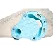 BBCare® Baby Non-Slip Safety Bath Seat & Extra Long Bath Mat with Hot Spot Color Change(Blue_Whale)