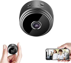 IBS Mini Size spy WiFi Magnetic HD 1080P Wireless Security Camera with Motion Security (Color- Black) Pack of 1, MGC-2