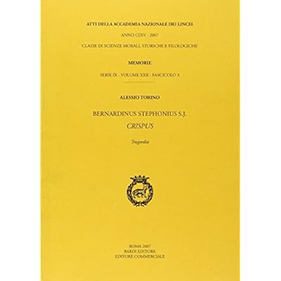 Free Bernardinus Stephonius S J Crispus Tragoedia Pdf Download Lynwoodaydan
