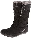 Revestimiento reforzado. Columbia Minx Mid Ii Omni-Heat, Botas de Nieve Mujer, Negro (Black / Charcoal), 36.5 EU (3.5 UK)