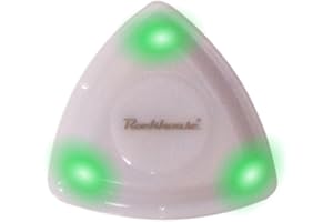 MLEHN LED Glowing Guitar Pick, Guitar Pick Bass Pick Bass Guitar Electric Guitar Picks, NEW Musical Stringed Instrument Glowing Plectrum